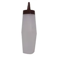 schenkfles deeg, saus,chocolade
